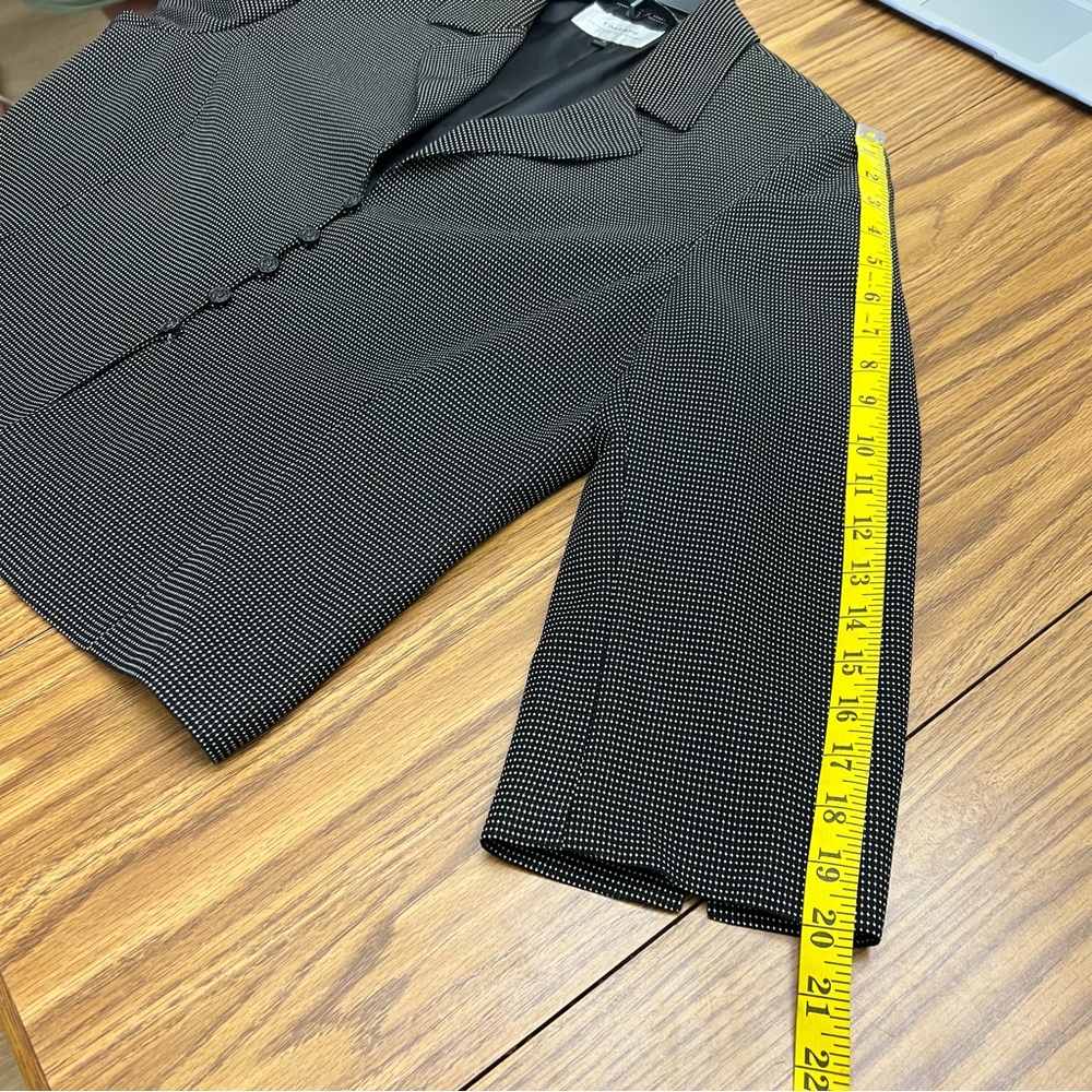 Tahari Dotted Career Blazer - Picture 7 of 10